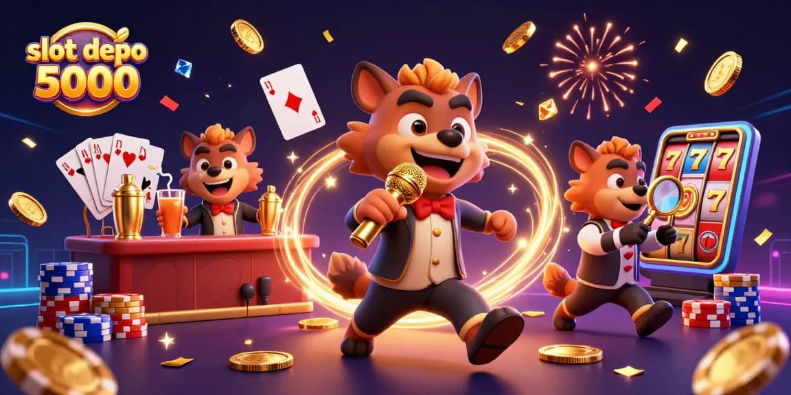 Engage with slot depo 5000 and enjoy vibrant casino fun with lively characters in 3D