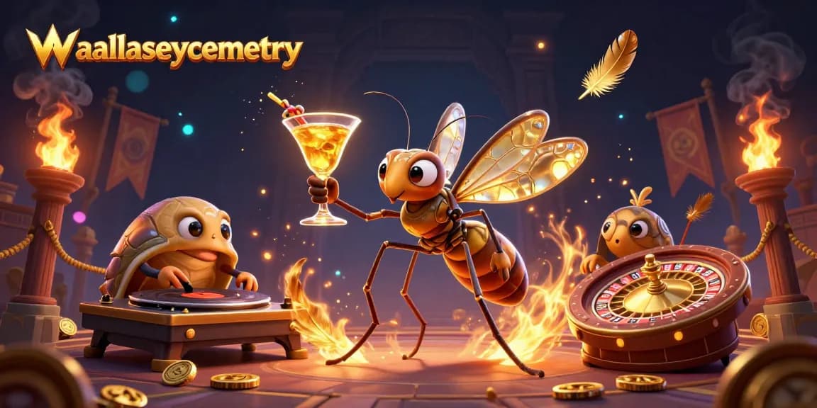 Engage at wallaseycemetery with a lively casino scene featuring characters and elements that bring the betting experience to life.