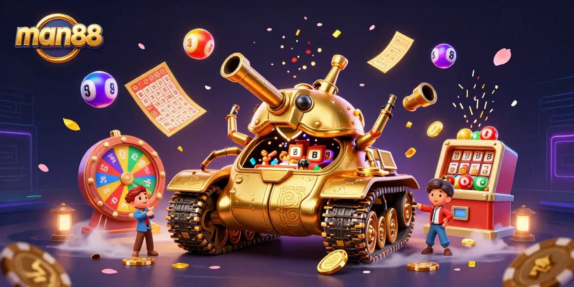 Engage with man88 as the golden beetle tank reveals an immersive miniature casino experience.