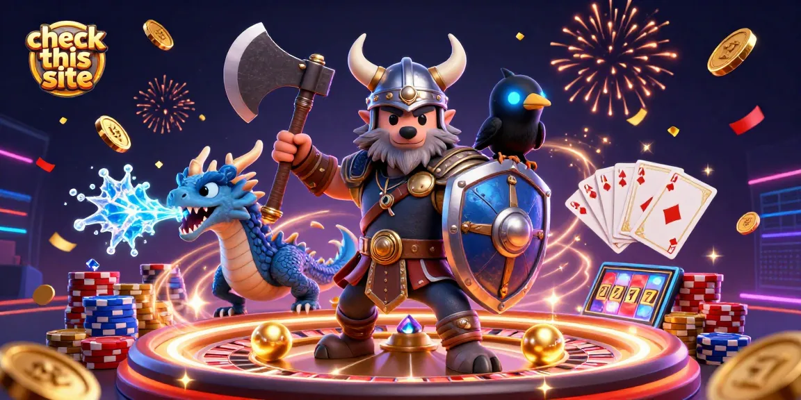 Check this site for a thrilling 3D casino illustration showcasing exciting gaming elements and characters.