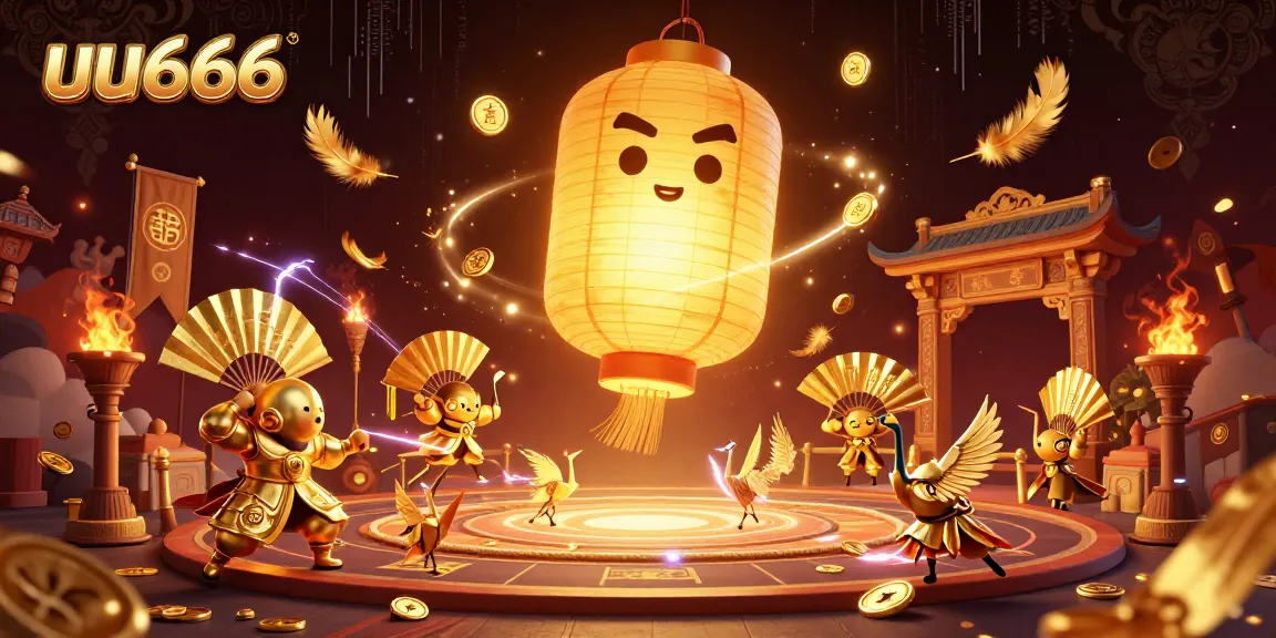 Win big at uu666 with an enchanting casino experience featuring golden lanterns and dynamic gaming elements.