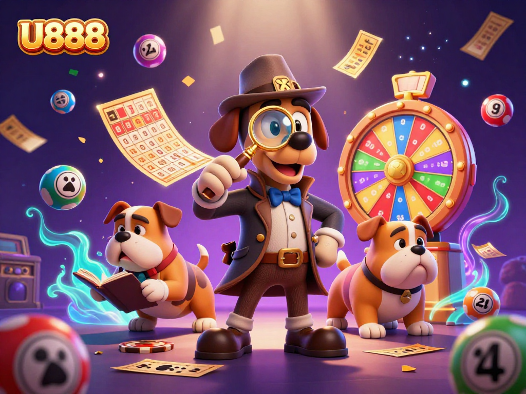 Join the adventure with U888 as a detective bloodhound uncovers hidden treasures in dynamic gameplay.