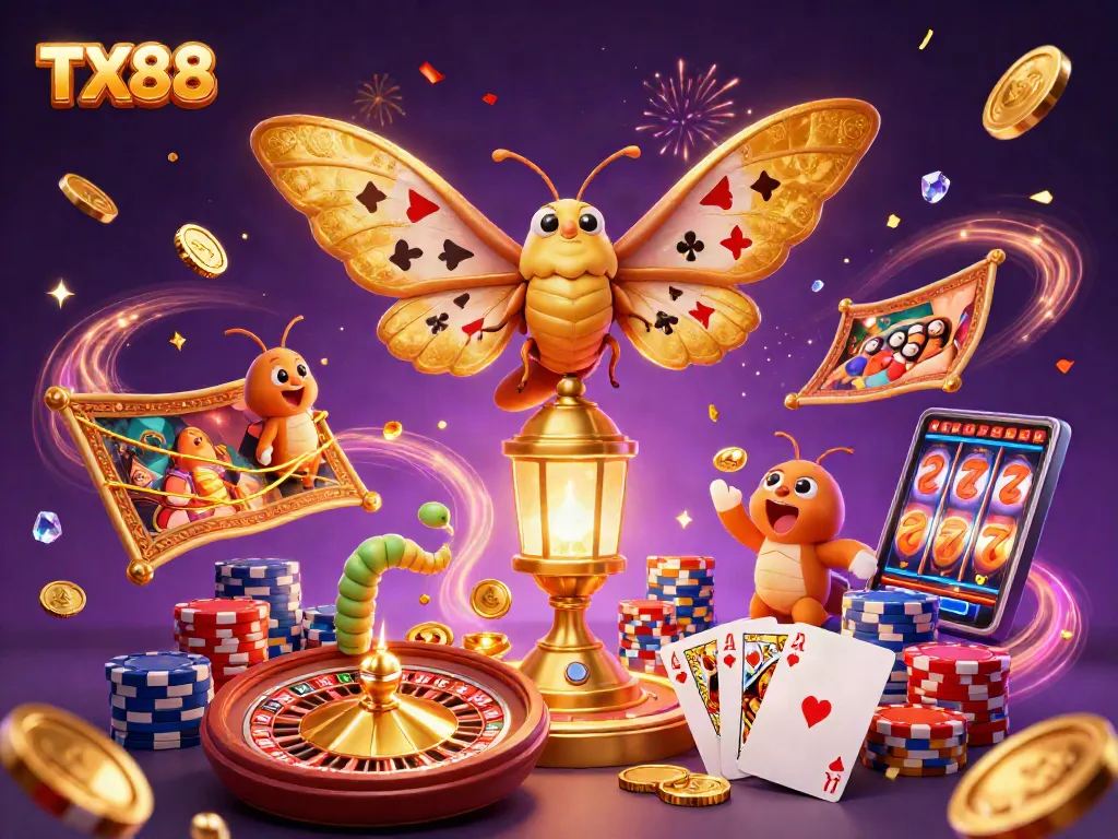Experience stunning TX88 casino adventures with captivating characters and vibrant gaming elements.