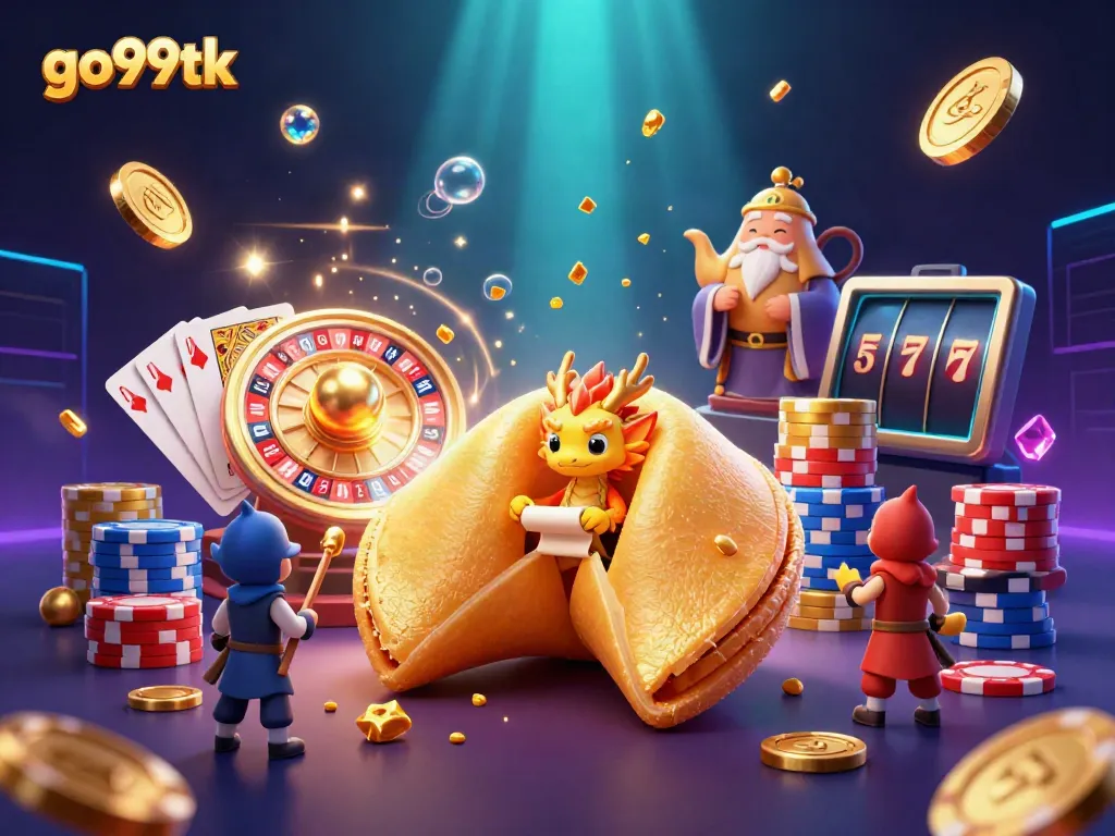 Experience the gold rush with go99tk in a dynamic 3D casino scene full of fortune and excitement.