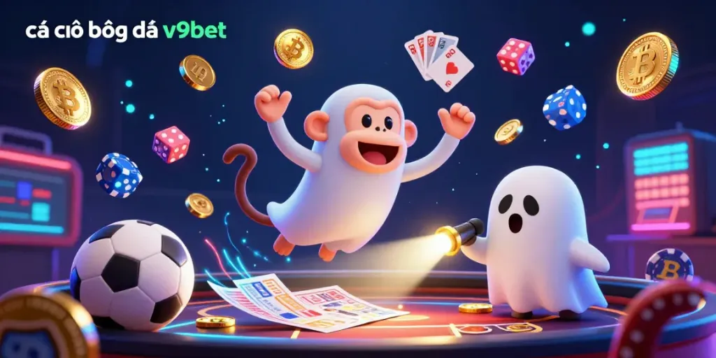 Experience thrilling cá cược bóng đá v9bet with a poltergeist monkey and ghost-hunter puppy in a haunted casino.