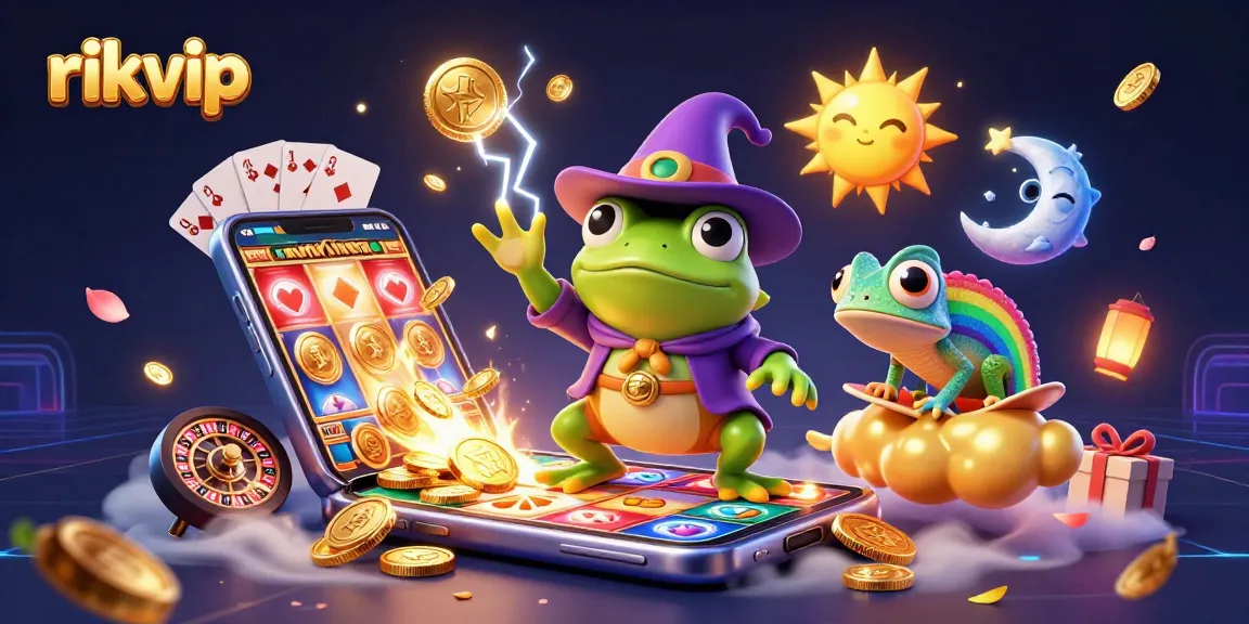 Experience the thrill of rikvip with a magical storm of coins and vibrant gaming elements.