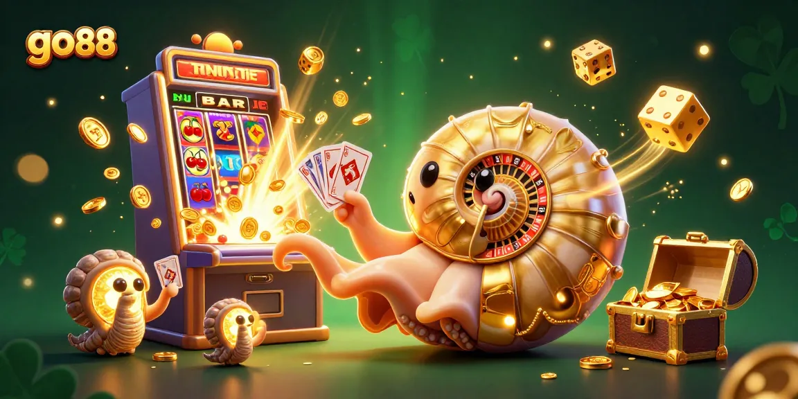 Engage with go 88 and experience thrilling slots and jackpots in a vibrant casino illustration.
