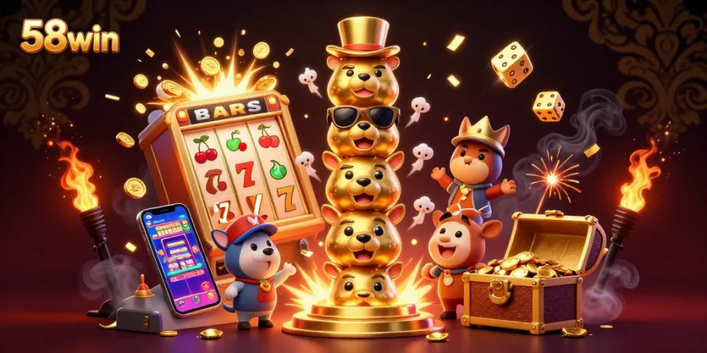 Experience thrilling wins at 58win with vibrant slot machines and dynamic casino games.