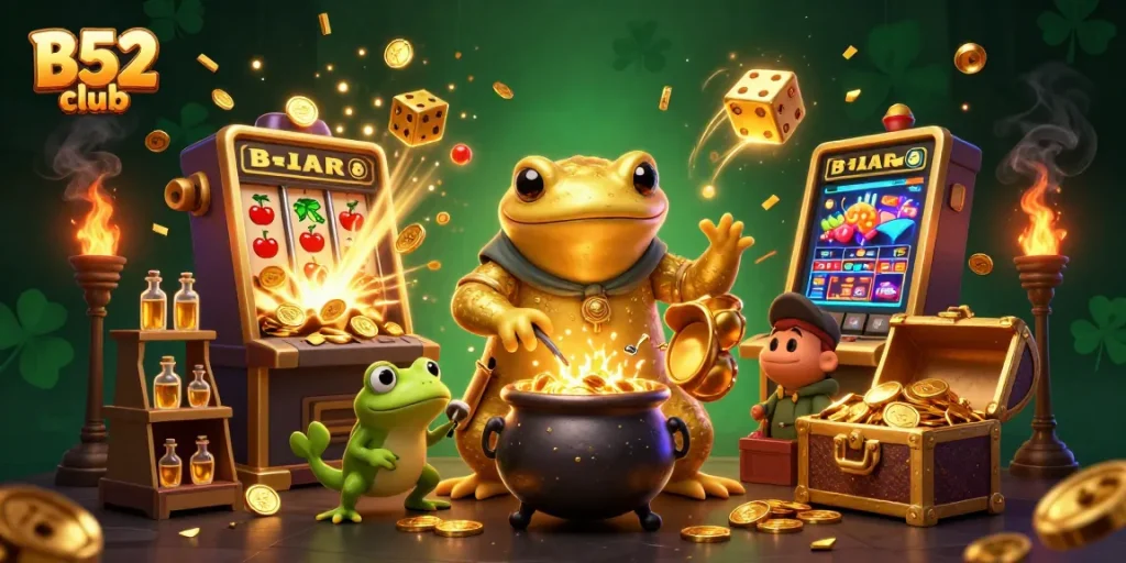 Experience thrilling wins at B52 club with jackpot slots and treasure-filled scenes.