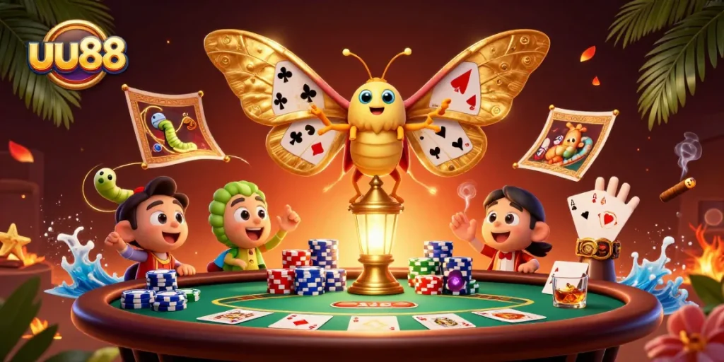 Experience thrilling gameplay at uu88 with a vibrant 3D casino scene showcasing engaging game elements.